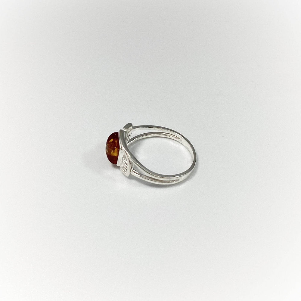Cognac Amber Ring - Rocks and Gems Canada