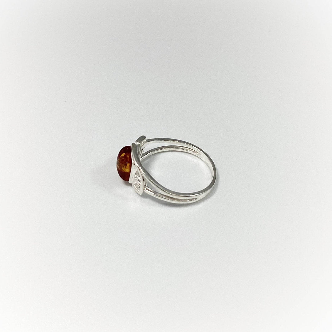 Cognac Amber Ring - Rocks and Gems Canada