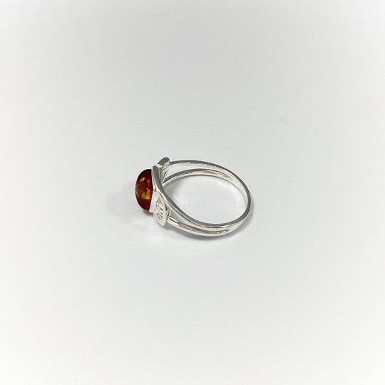 Cognac Amber Ring - Rocks and Gems Canada