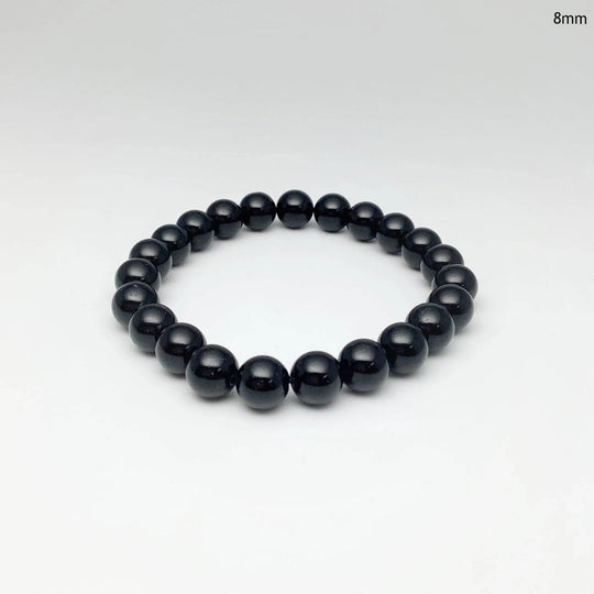 Black Obsidian Beaded Bracelet - Rocks and Gems Canada