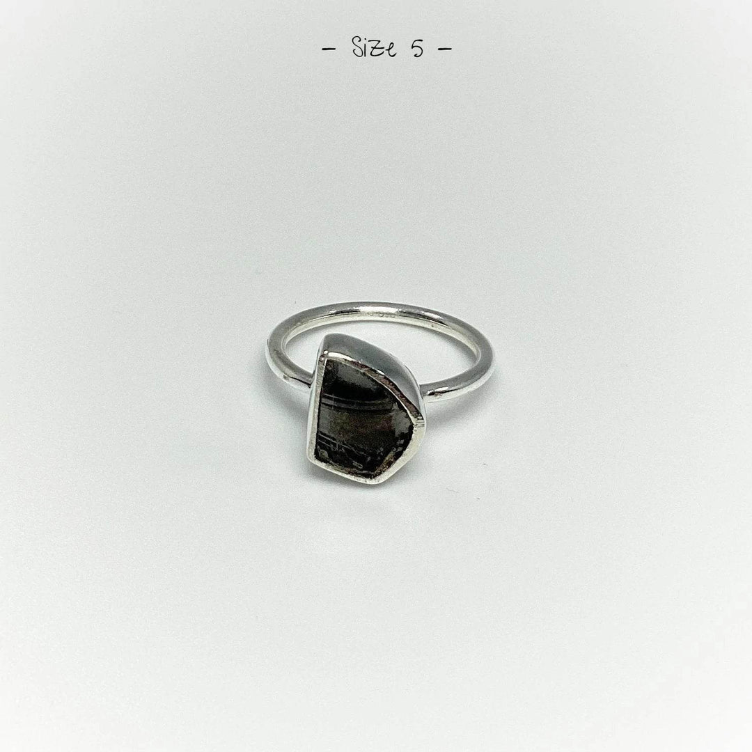 Raw Elite Shungite Ring - Rocks and Gems Canada