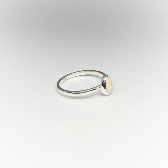 Faceted Ethiopian Fire Opal Ring - Rocks and Gems Canada