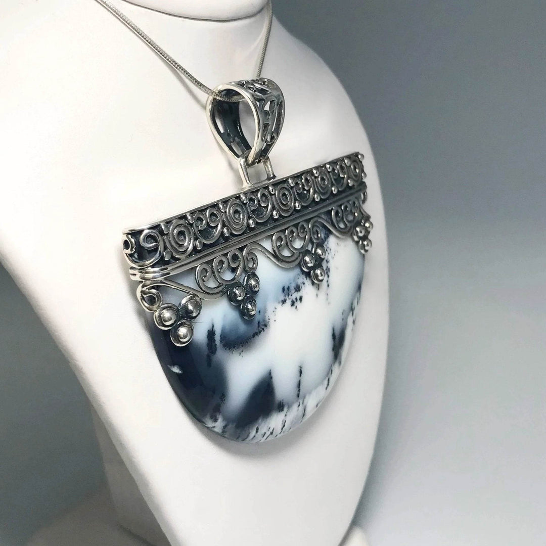 Dendritic Opal Pendant - Rocks and Gems Canada