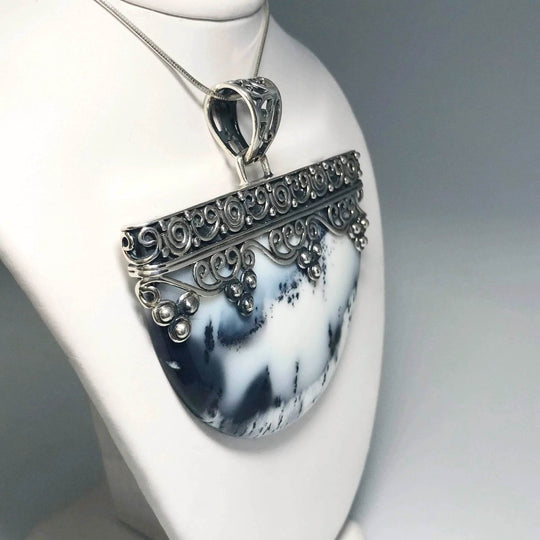 Dendritic Opal Pendant - Rocks and Gems Canada