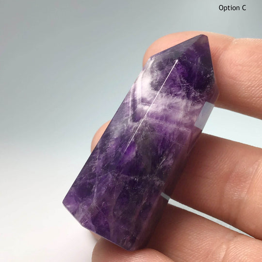 Chevron Amethyst Point - Rocks and Gems Canada