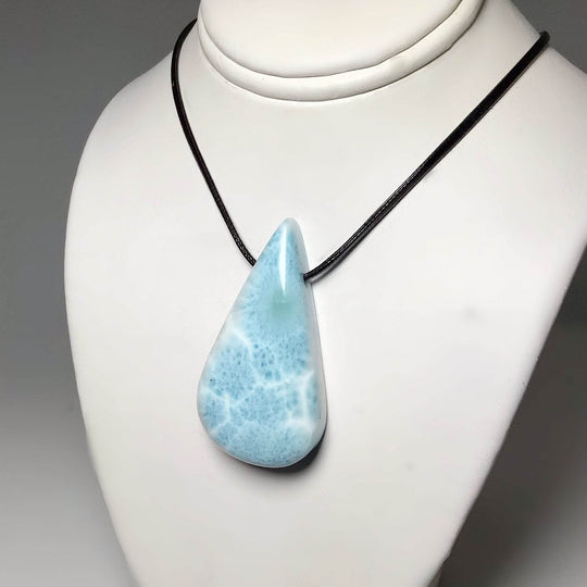 Larimar Drilled Pendant - Rocks and Gems Canada