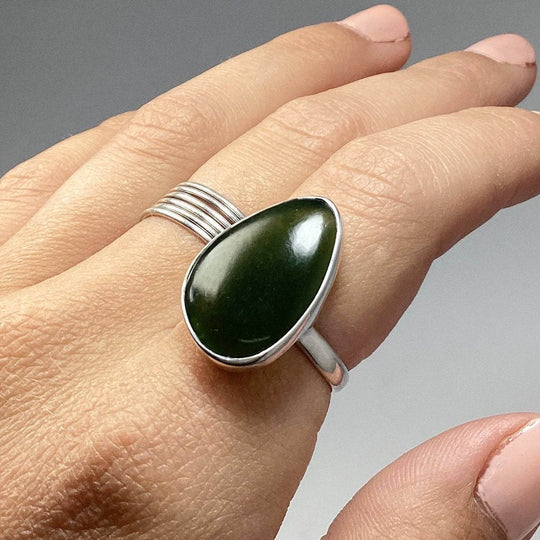 Canadian Jade Ring - Rocks and Gems Canada