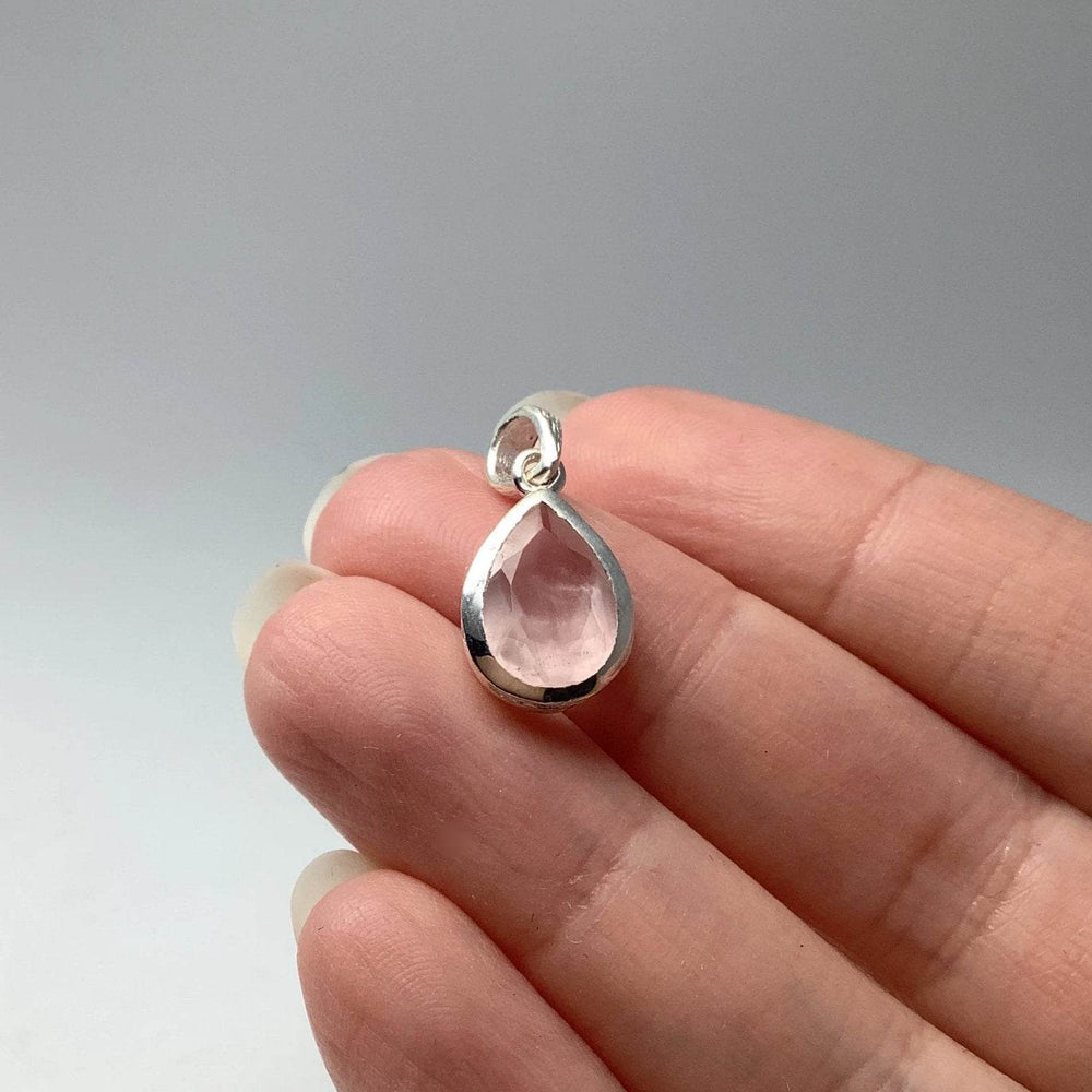 Rose Quartz Pendant - Rocks and Gems Canada