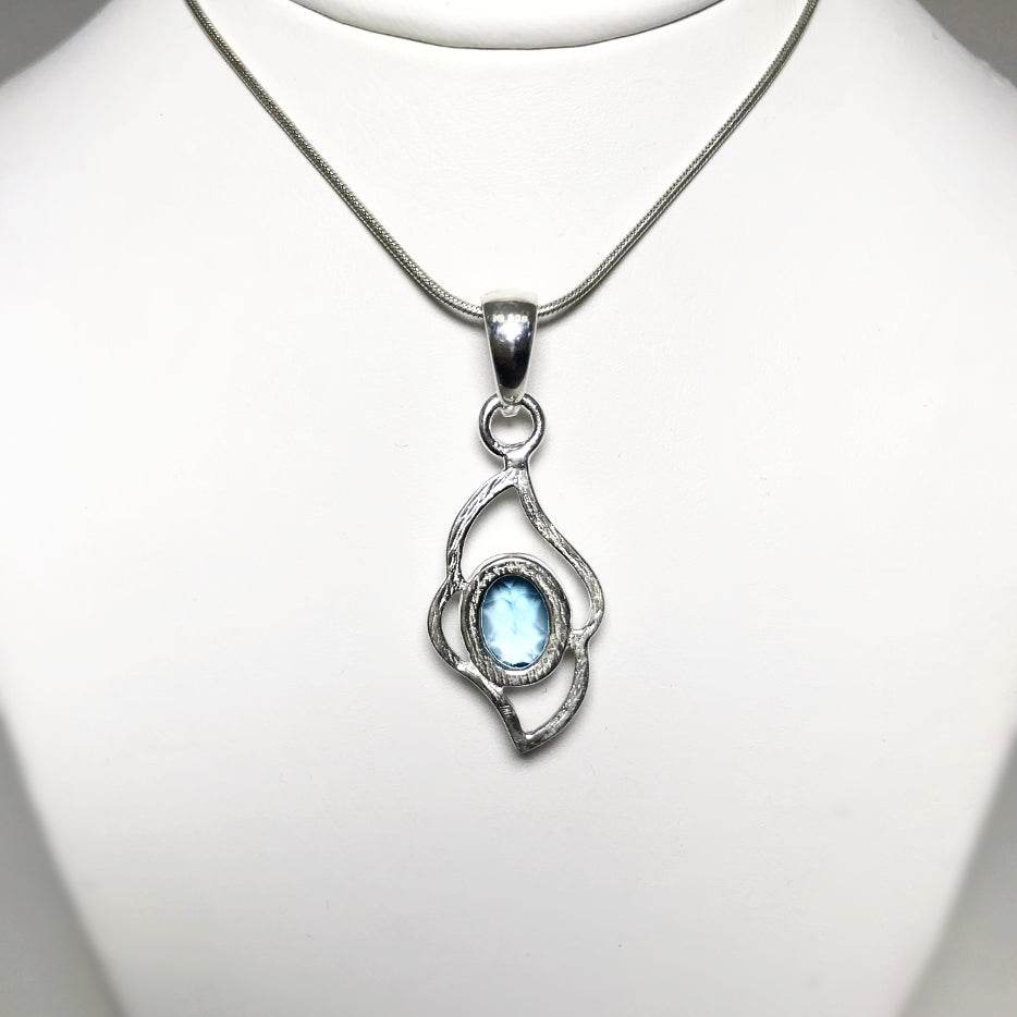 Blue Topaz Pendant - Rocks and Gems Canada
