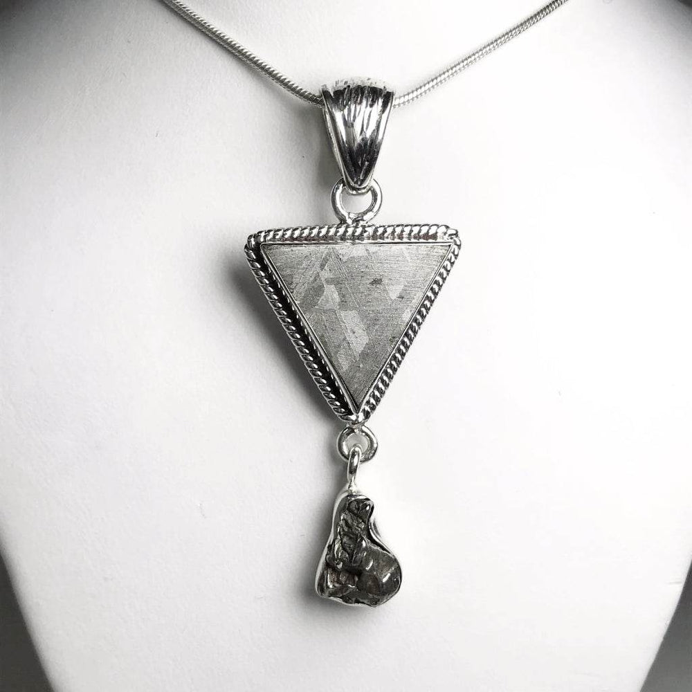 Muonionalusta and Campo Del Cielo Meteorite Pendant - Rocks and Gems Canada