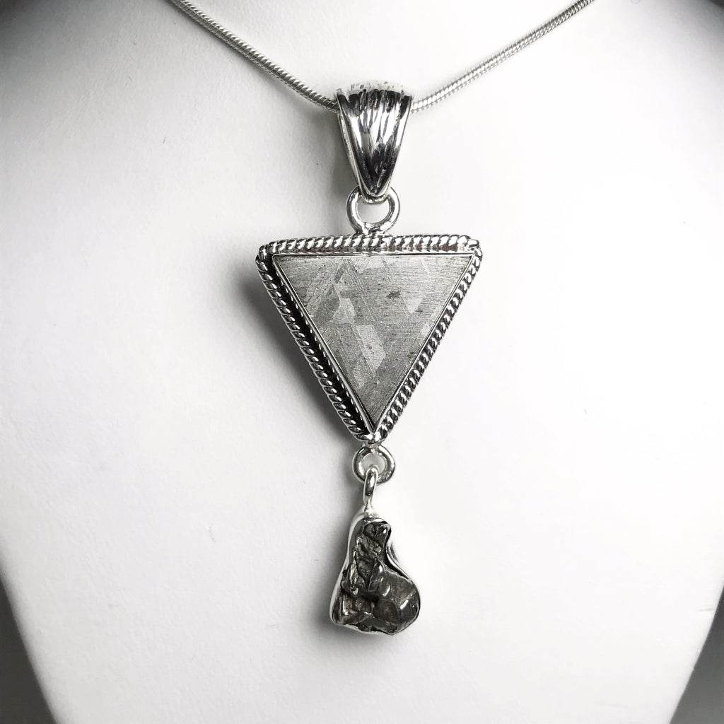 Muonionalusta and Campo Del Cielo Meteorite Pendant - Rocks and Gems Canada