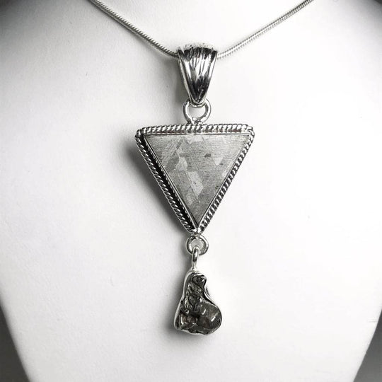 Muonionalusta and Campo Del Cielo Meteorite Pendant - Rocks and Gems Canada