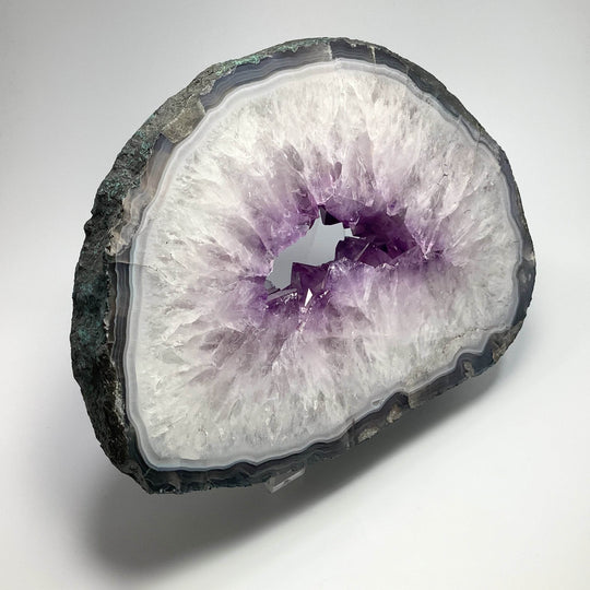 Amethyst Geode Slice - Rocks and Gems Canada