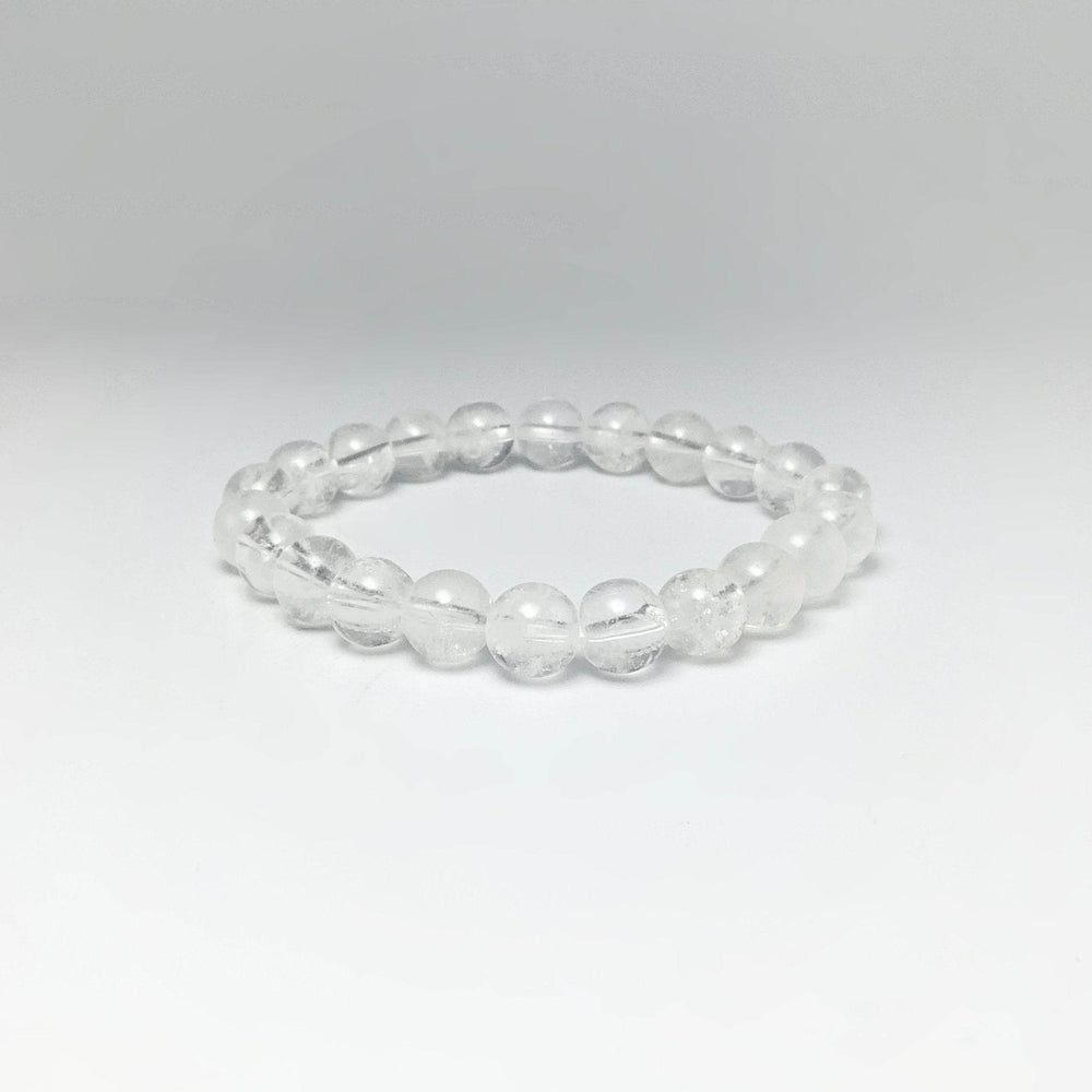 Girasol Milky Quartz Beaded Bracelet - Rocks and Gems Canada