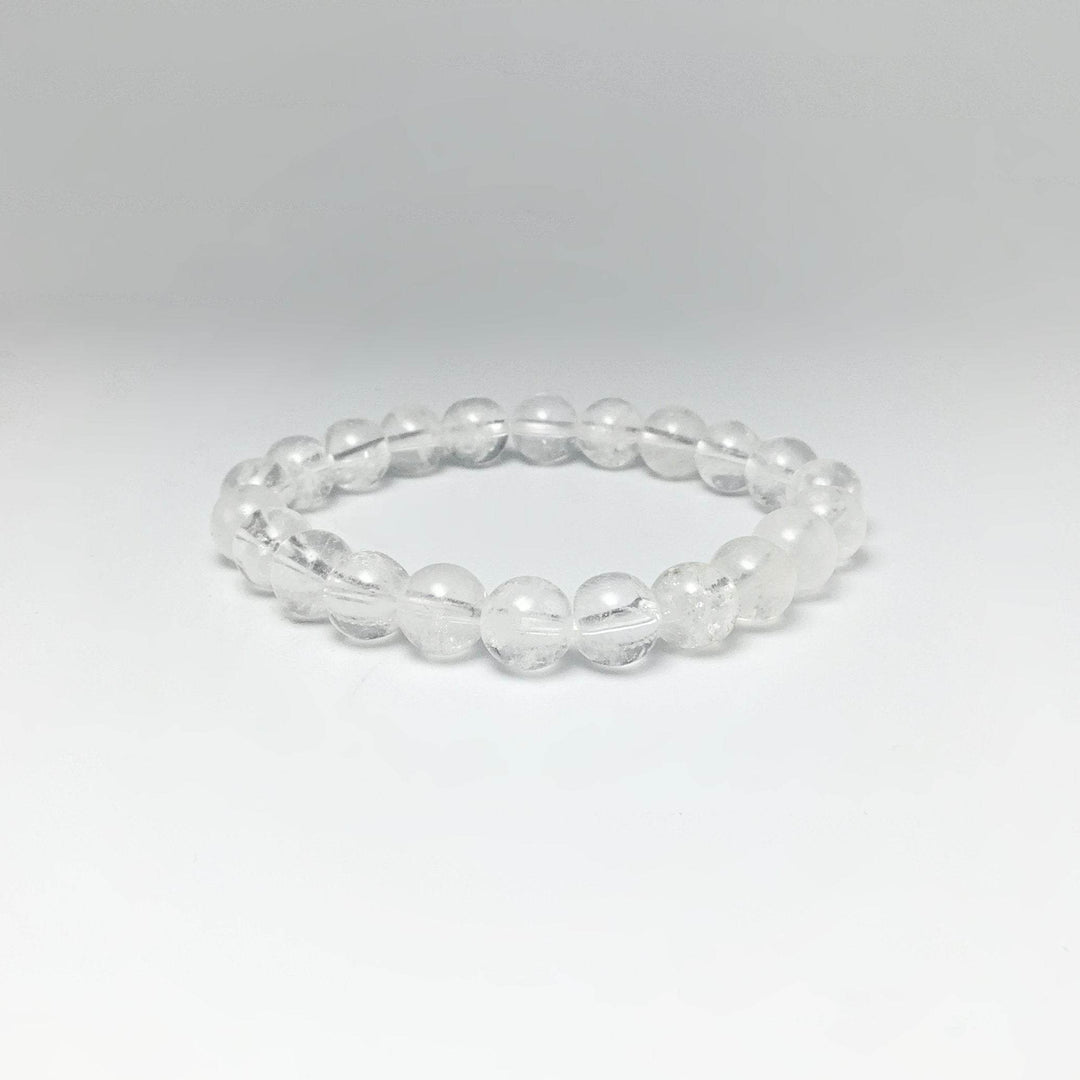 Girasol Milky Quartz Beaded Bracelet - Rocks and Gems Canada