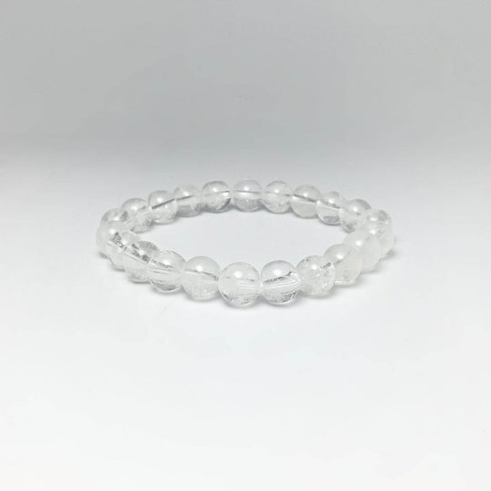 Girasol Milky Quartz Beaded Bracelet - Rocks and Gems Canada