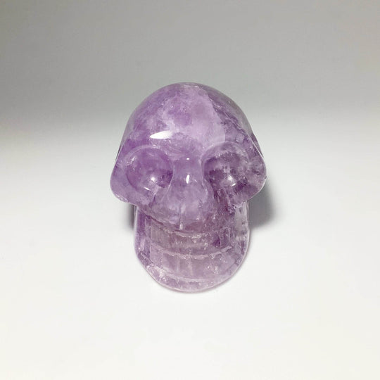 Carved Amethyst Crystal Skull - Rocks and Gems Canada