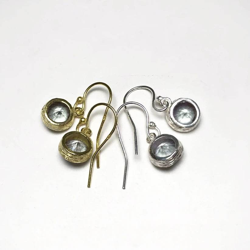 Mystic Topaz Dangle Earrings - Rocks and Gems Canada