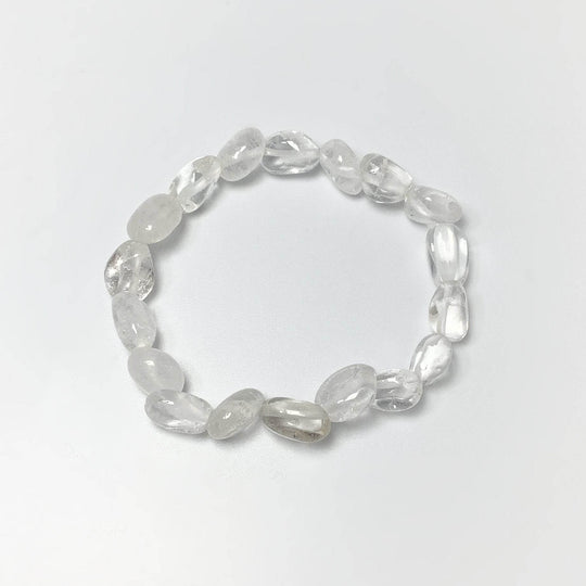 Quartz Nugget Beaded Bracelet - Rocks and Gems Canada