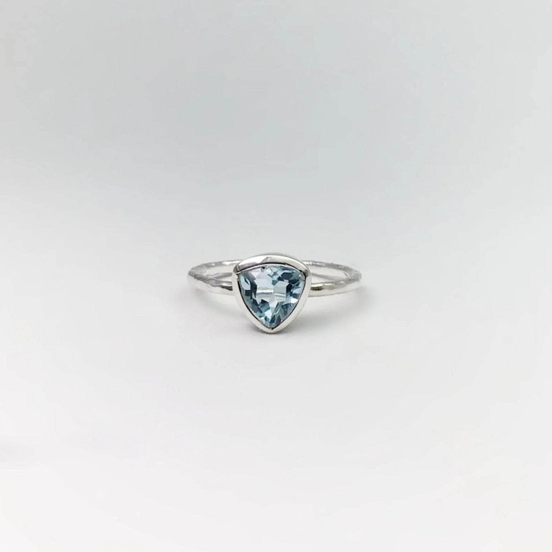 Blue Topaz Ring - Rocks and Gems Canada
