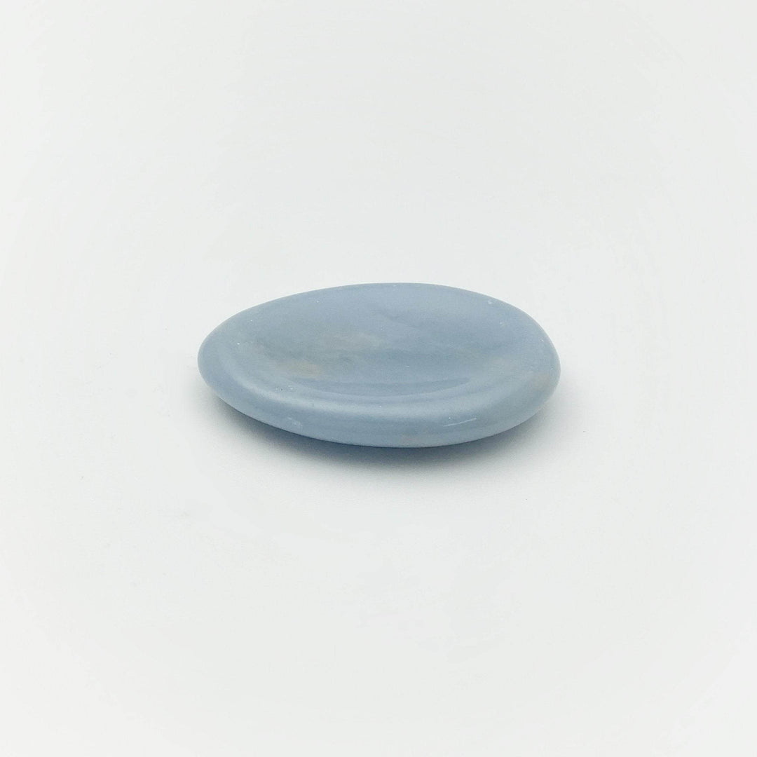 Worry Stone - Angelite - Rocks and Gems Canada