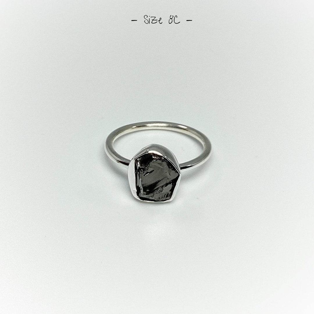 Raw Elite Shungite Ring - Rocks and Gems Canada