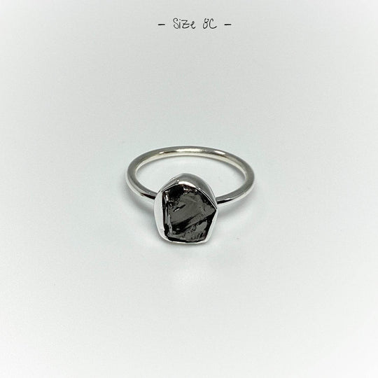 Raw Elite Shungite Ring - Rocks and Gems Canada