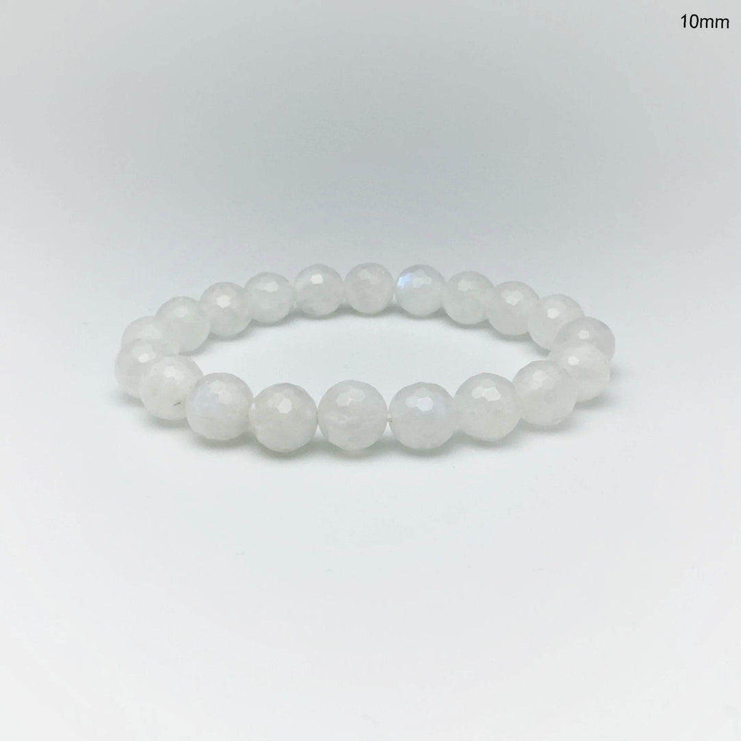 Moonstone Faceted Beaded Bracelet - Rocks and Gems Canada