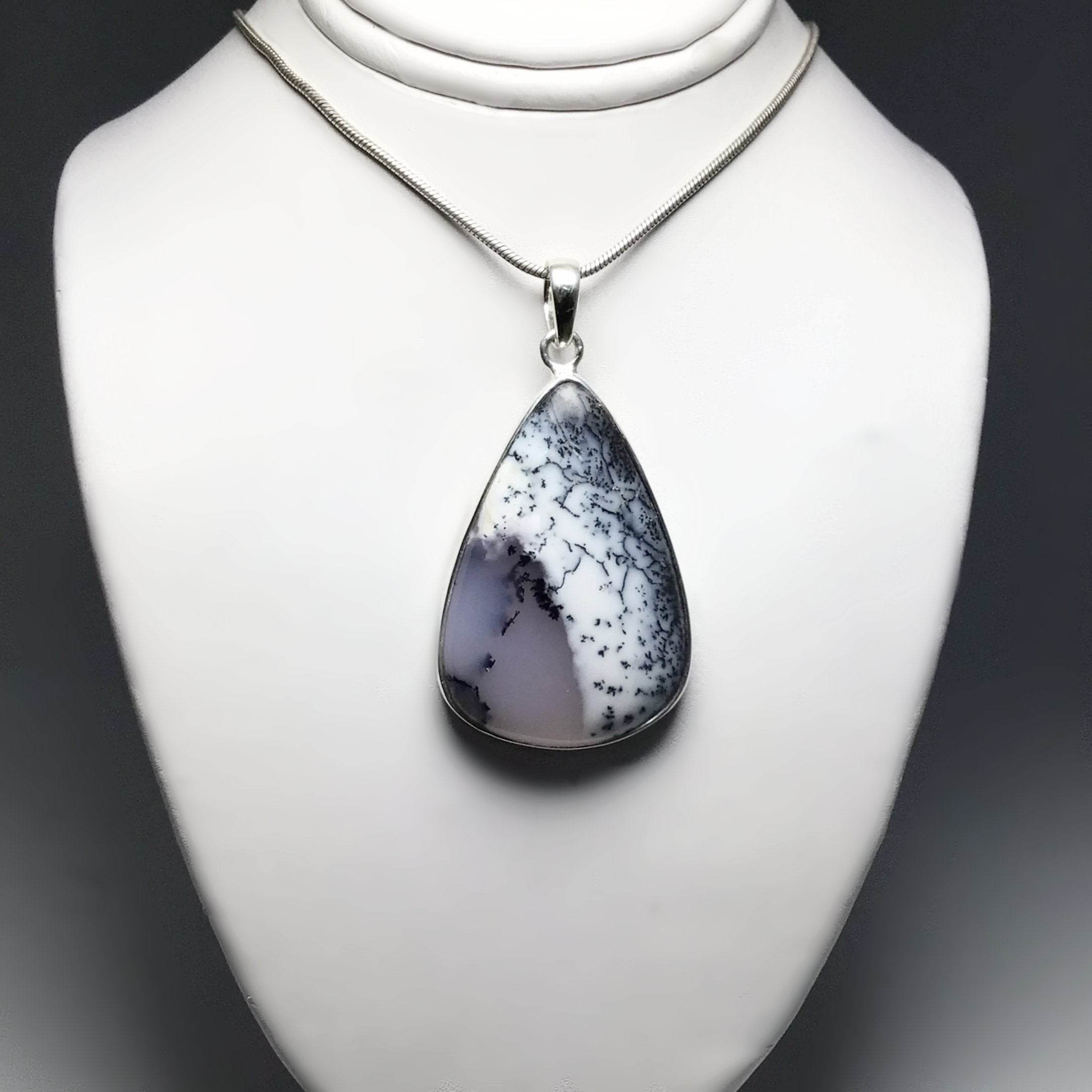 Dendritic Opal Pendant - Rocks and Gems Canada