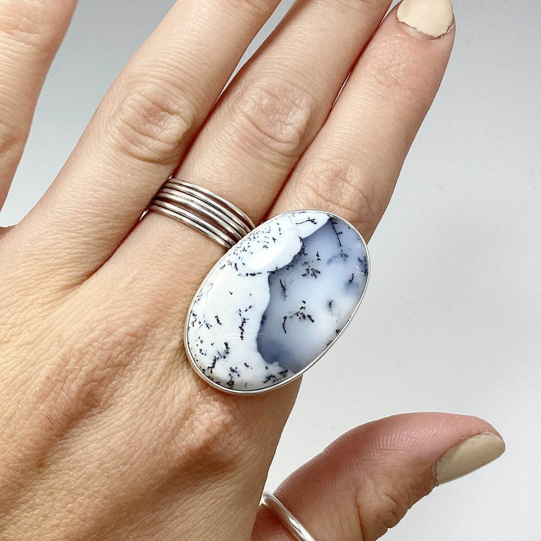 Dendritic Opal Ring - Rocks and Gems Canada