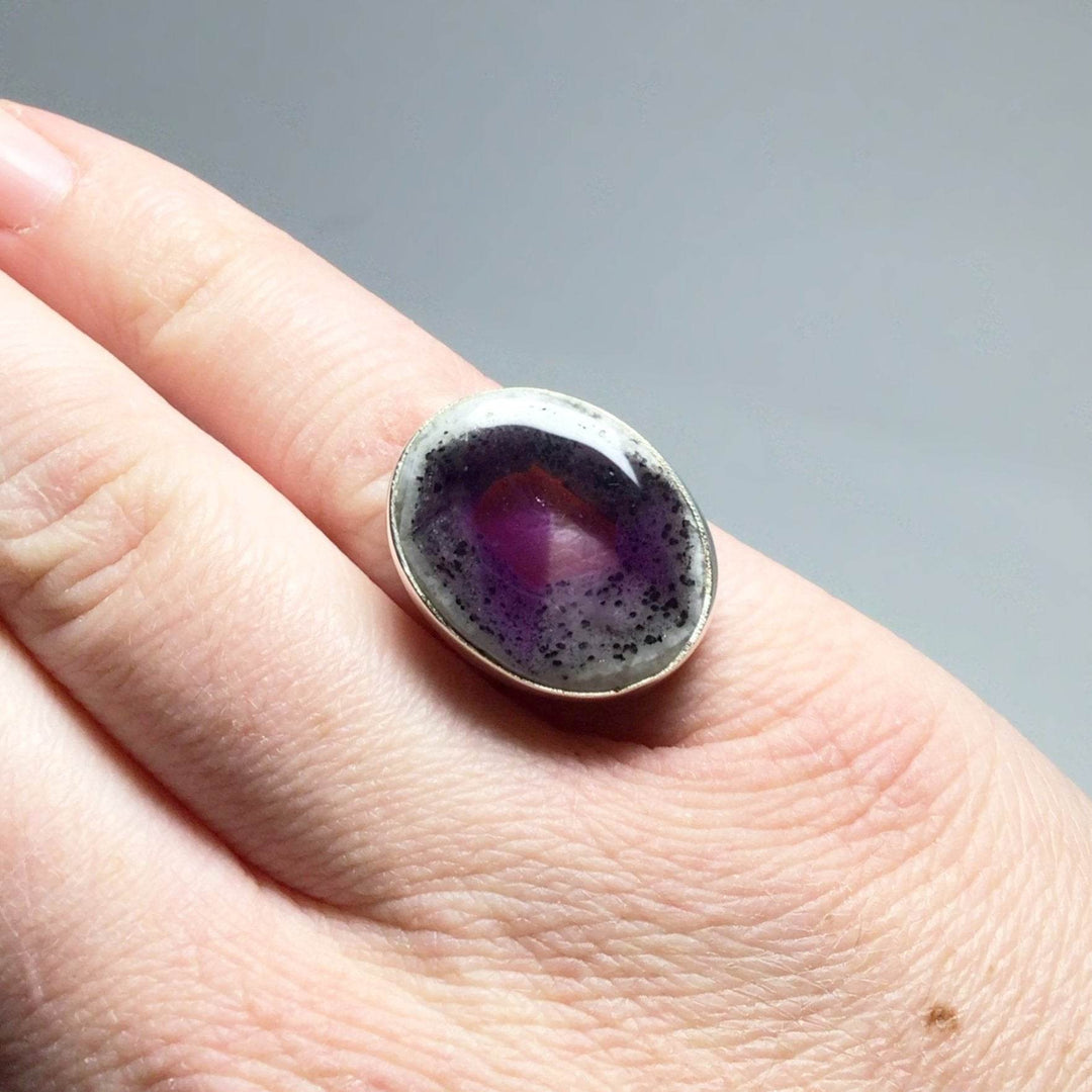 Trapiche Amethyst Ring - Rocks and Gems Canada