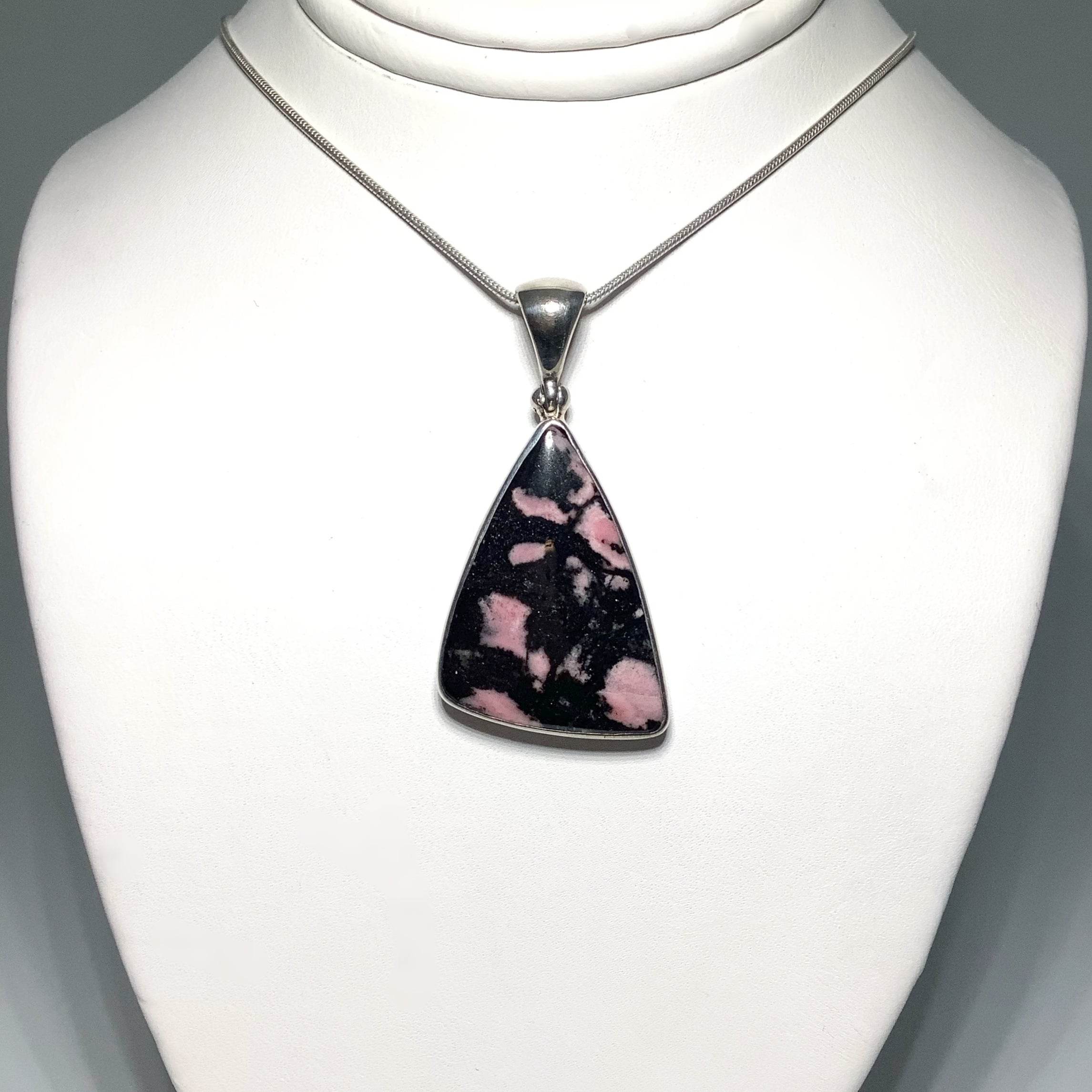 Rhodonite Pendant - Rocks and Gems Canada