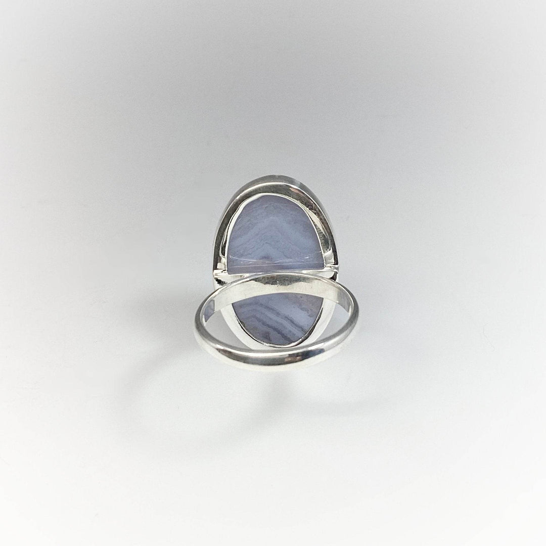 Blue Lace Agate Ring - Rocks and Gems Canada