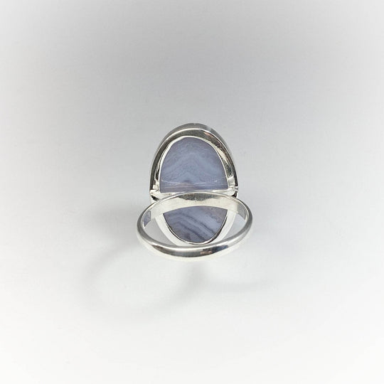 Blue Lace Agate Ring - Rocks and Gems Canada