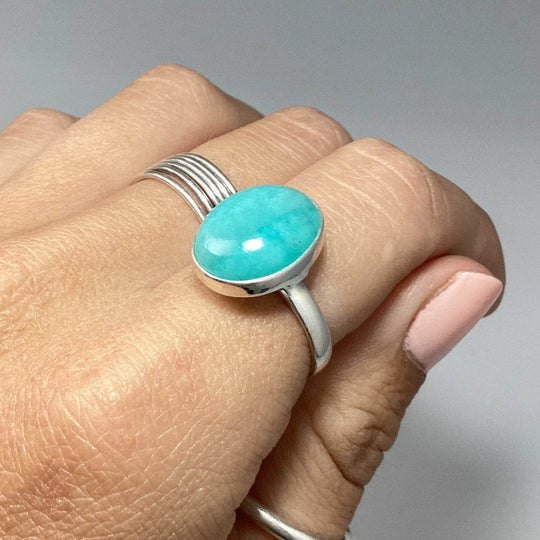 Amazonite Ring - Rocks and Gems Canada