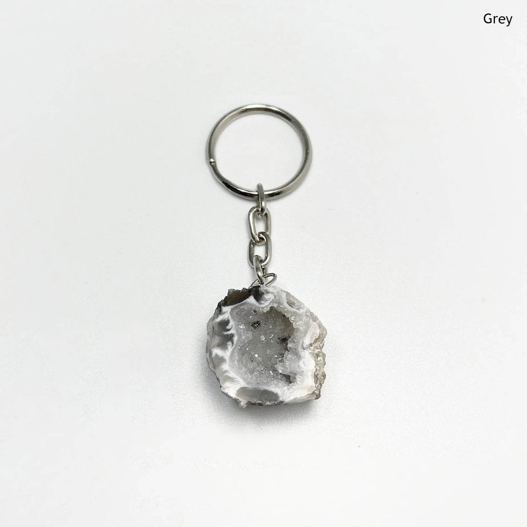 Geode Keychain - Rocks and Gems Canada
