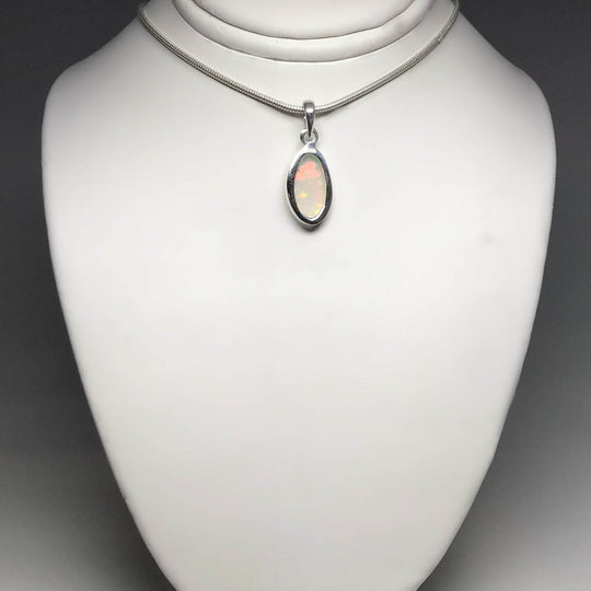 Ethiopian Fire Opal Pendant - Rocks and Gems Canada
