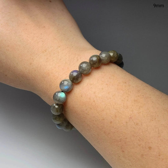 Labradorite Beaded Bracelet - Rocks and Gems Canada