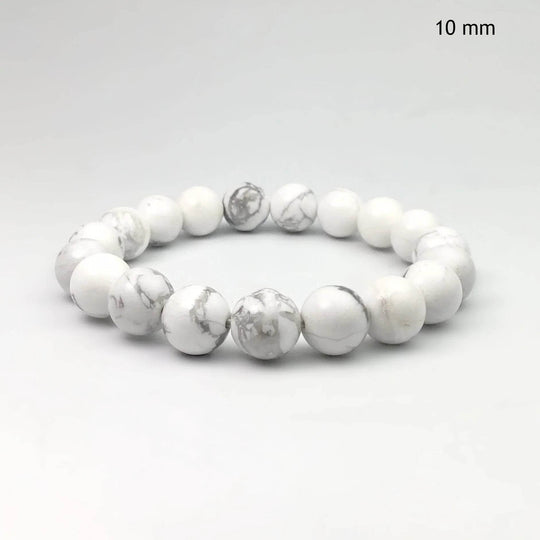 Howlite Beaded Bracelet - Rocks and Gems Canada