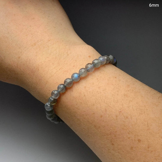 Labradorite Beaded Bracelet - Rocks and Gems Canada