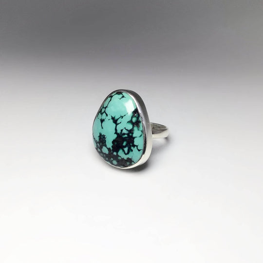 Tibetan Turquoise Ring - Rocks and Gems Canada