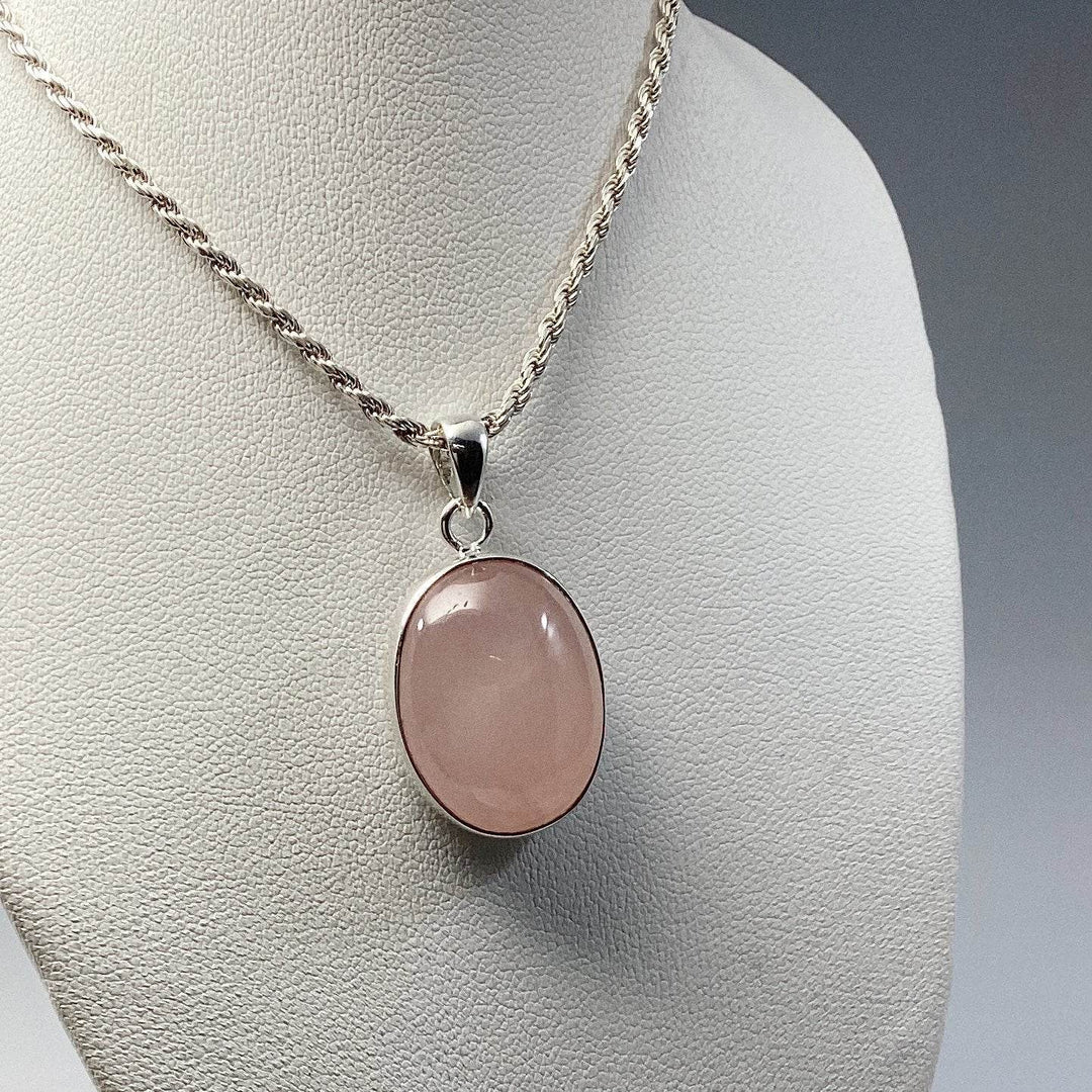 Rose Quartz Pendant - Rocks and Gems Canada