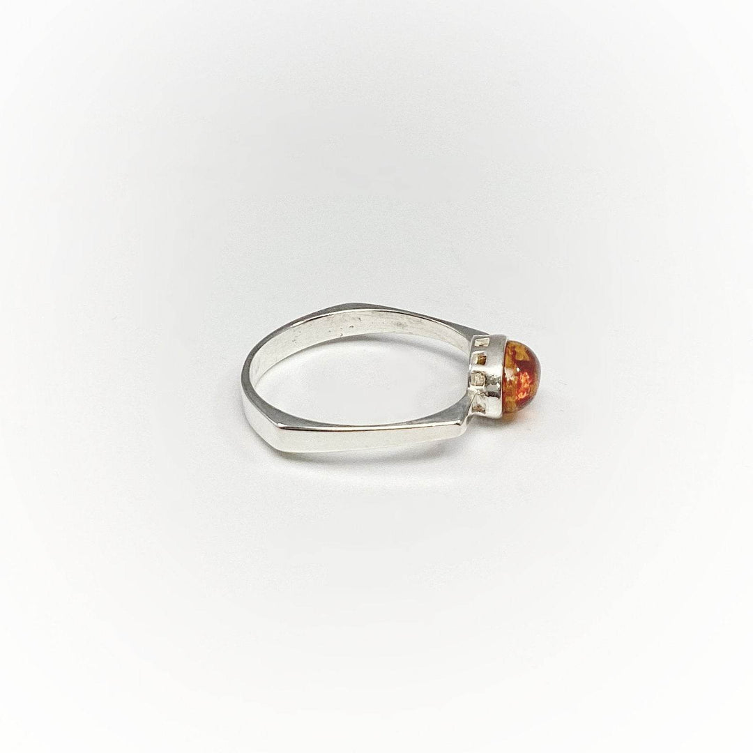 Cognac Amber Ring - Rocks and Gems Canada