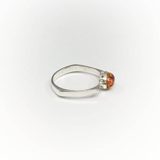 Cognac Amber Ring - Rocks and Gems Canada