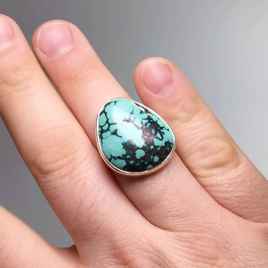 Tibetan Turquoise Ring - Rocks and Gems Canada