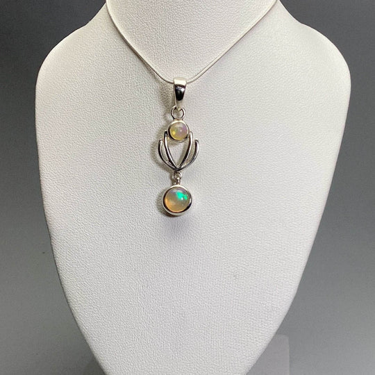 Fire Opal Pendant - Rocks and Gems Canada
