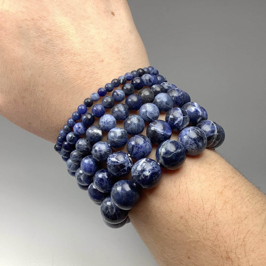 Sodalite Beaded Bracelet - Rocks and Gems Canada