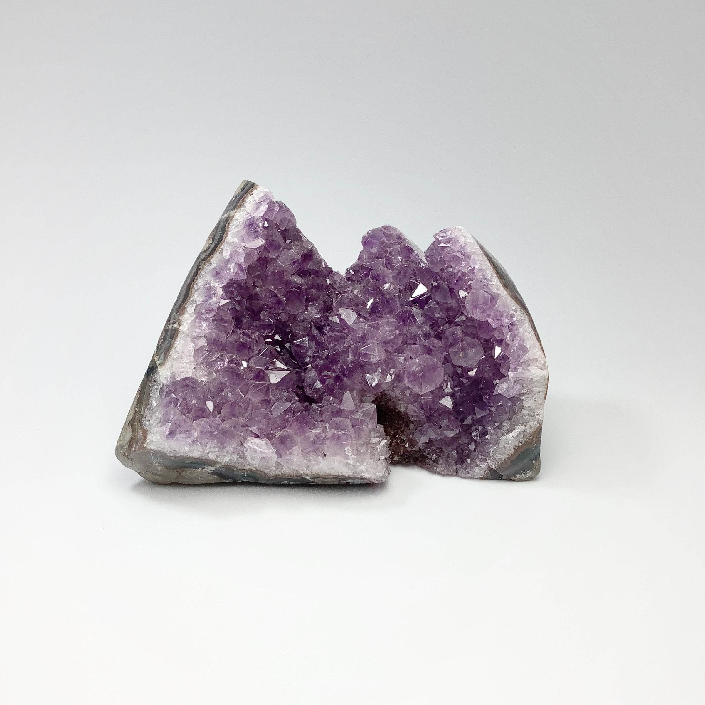 Amethyst Druze Cluster Mountain Carving - Rocks and Gems Canada