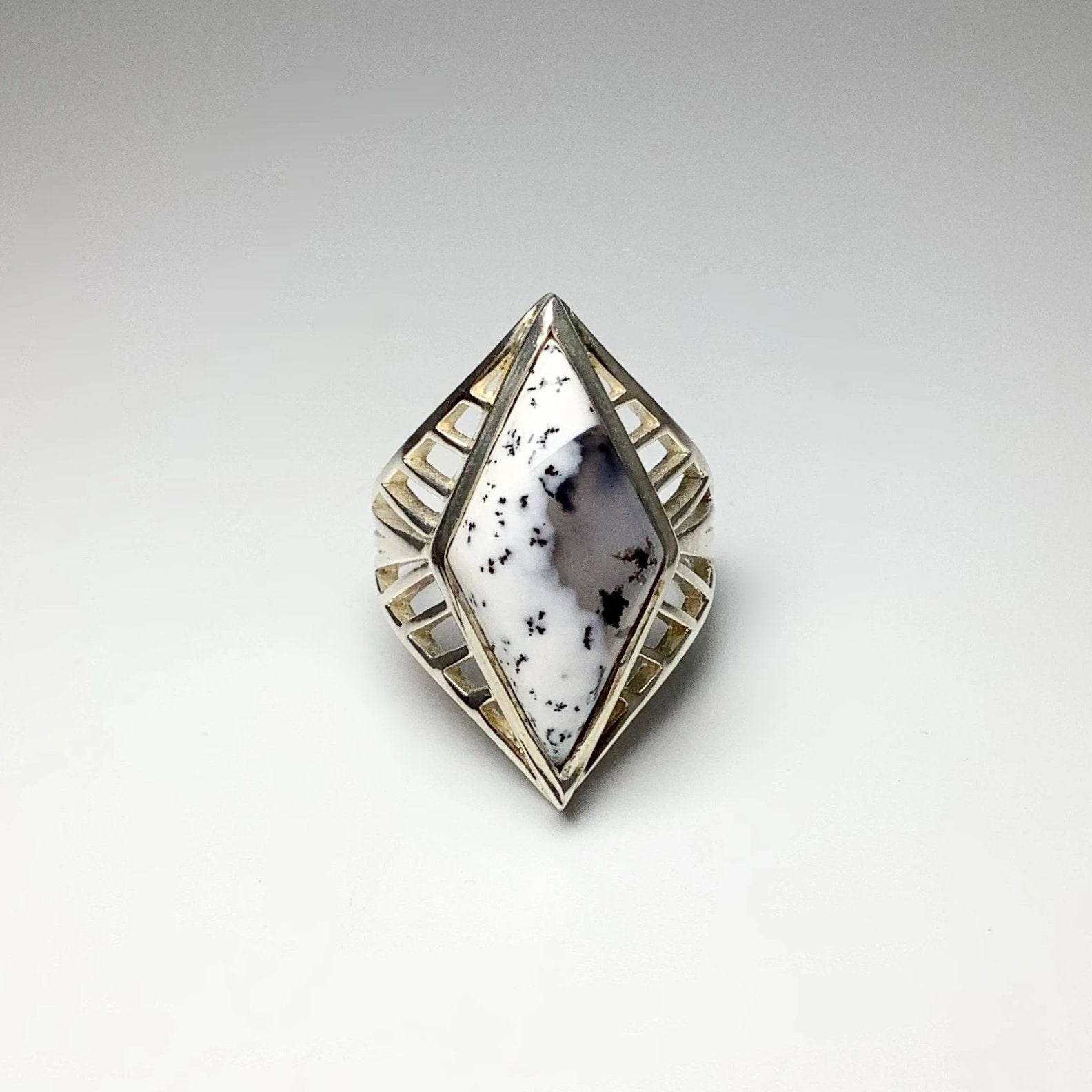 Dendritic Opal Ring - Rocks and Gems Canada