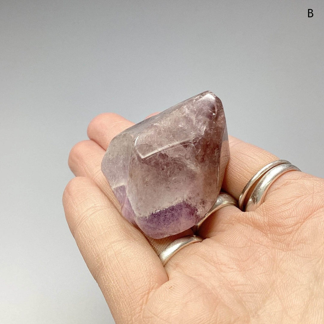 Shadow Chevron Amethyst Point - Rocks and Gems Canada